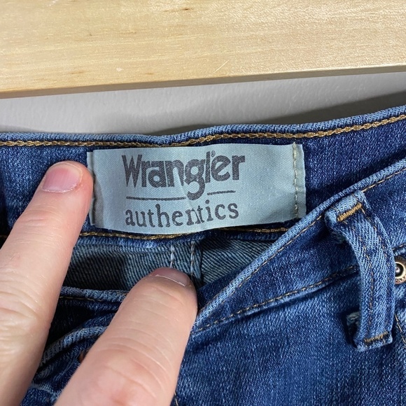 Wrangler Authentics Men's Denim Blue Jeans Size 32w - Picture 2 of 10